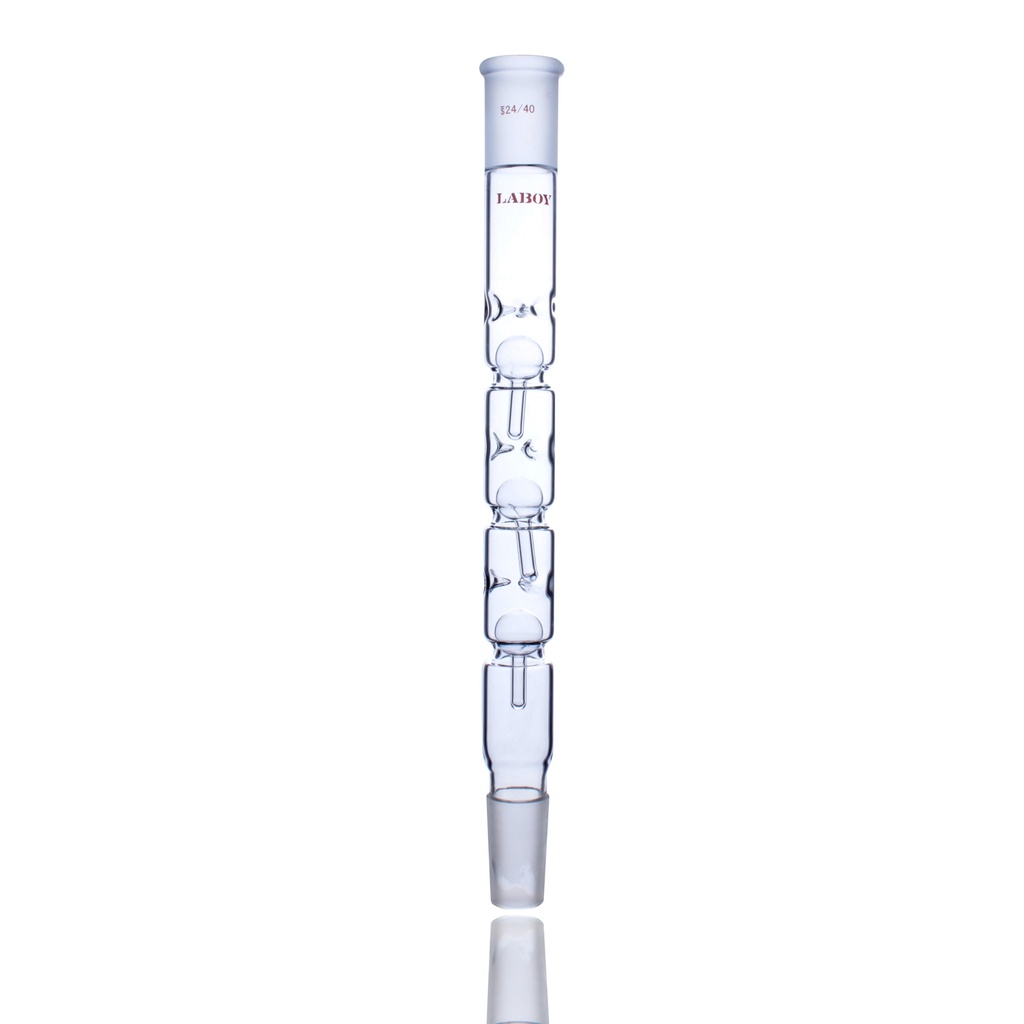 Laboy Glass Snyder Distillation Column With 24/40 Joints 300mm In Overall Height